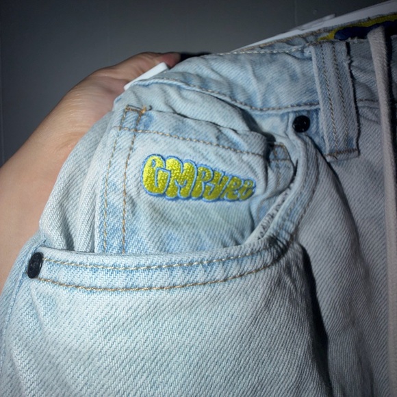 Men Empyre Light Blue Relaxed Shorts - Picture 5 of 7